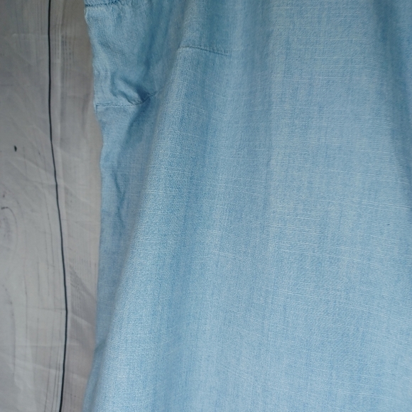 J.Crew Factory Women's Light Blue Button Up Sleeveless Top NWT - Picture 4 of 13